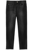 【Healthy DENIM】H. Salt イージーミッドライズテーパードデニム
