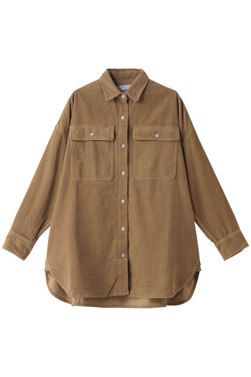 ヘルシーデニム/Healthy DENIMのAlmond コーデュロイスーパービックシャツ(Beige/H15962003ecr)