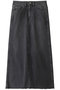 Pear Maxi デニムスカート ヘルシーデニム/Healthy DENIM Black Cutoff