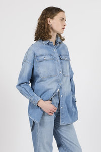 Healthy Denim ダークデニムシャツ サイズ0 Healthy DENIM｜ヘルシーデニムのブラウス・シャツ通販｜ELLE