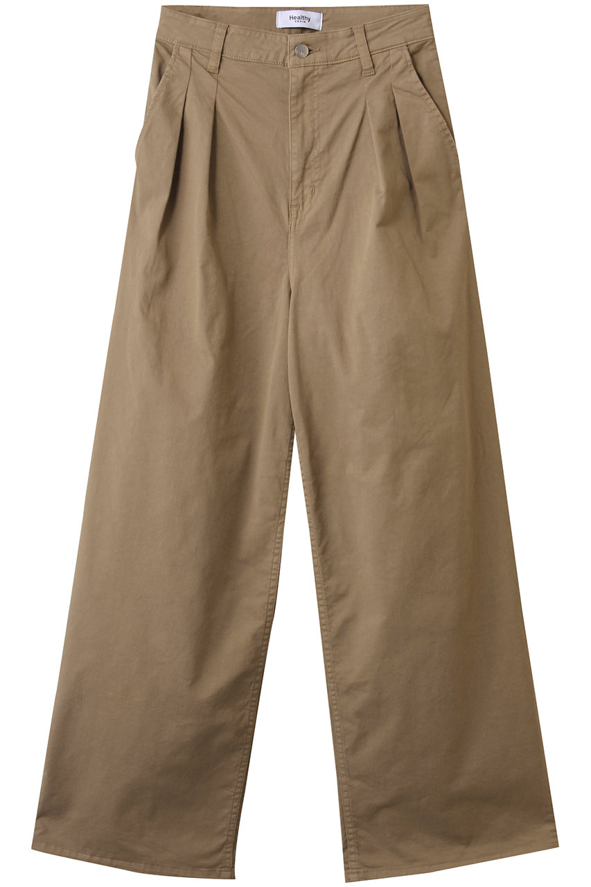 Healthy DENIM Lemongrass タックパンツ (Brown, 23) ヘルシーデニム ELLE SHOP Healthy DENIM Lemongrass タックパンツ (Brown, 23) ヘルシーデニム ELLE SHOP