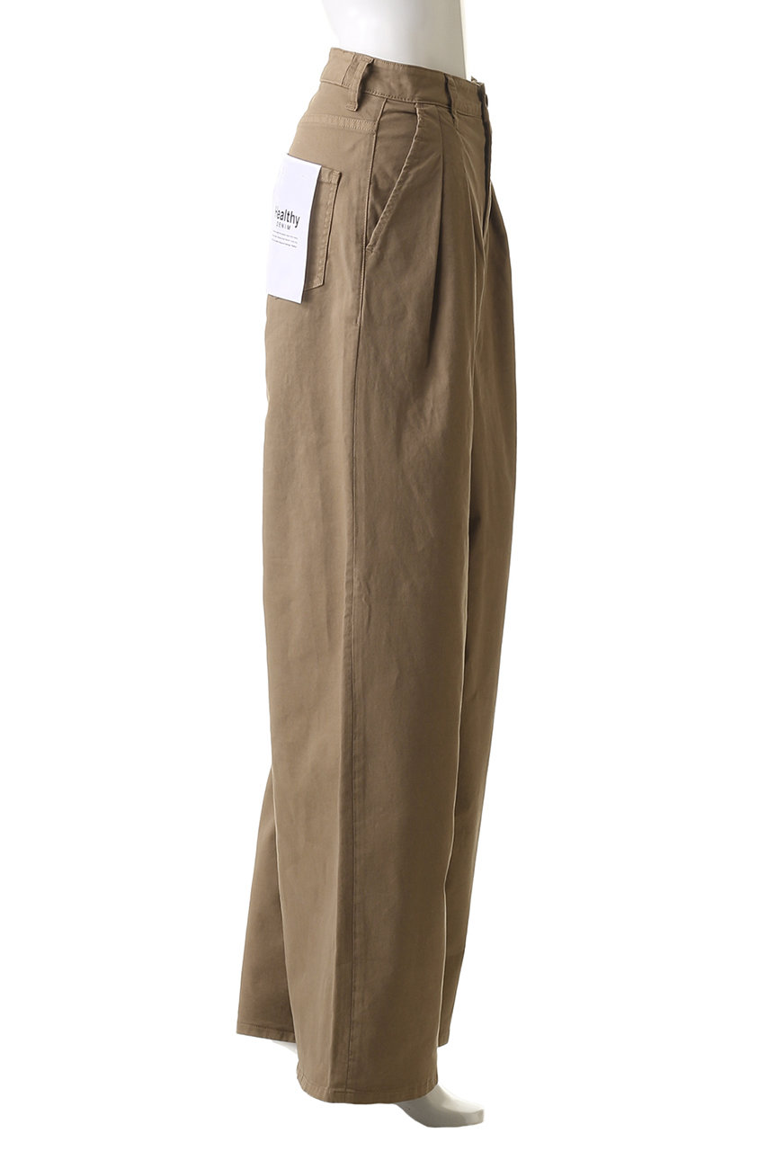 Healthy DENIM(ヘルシーデニム)｜Lemongrass タックパンツ/Brown