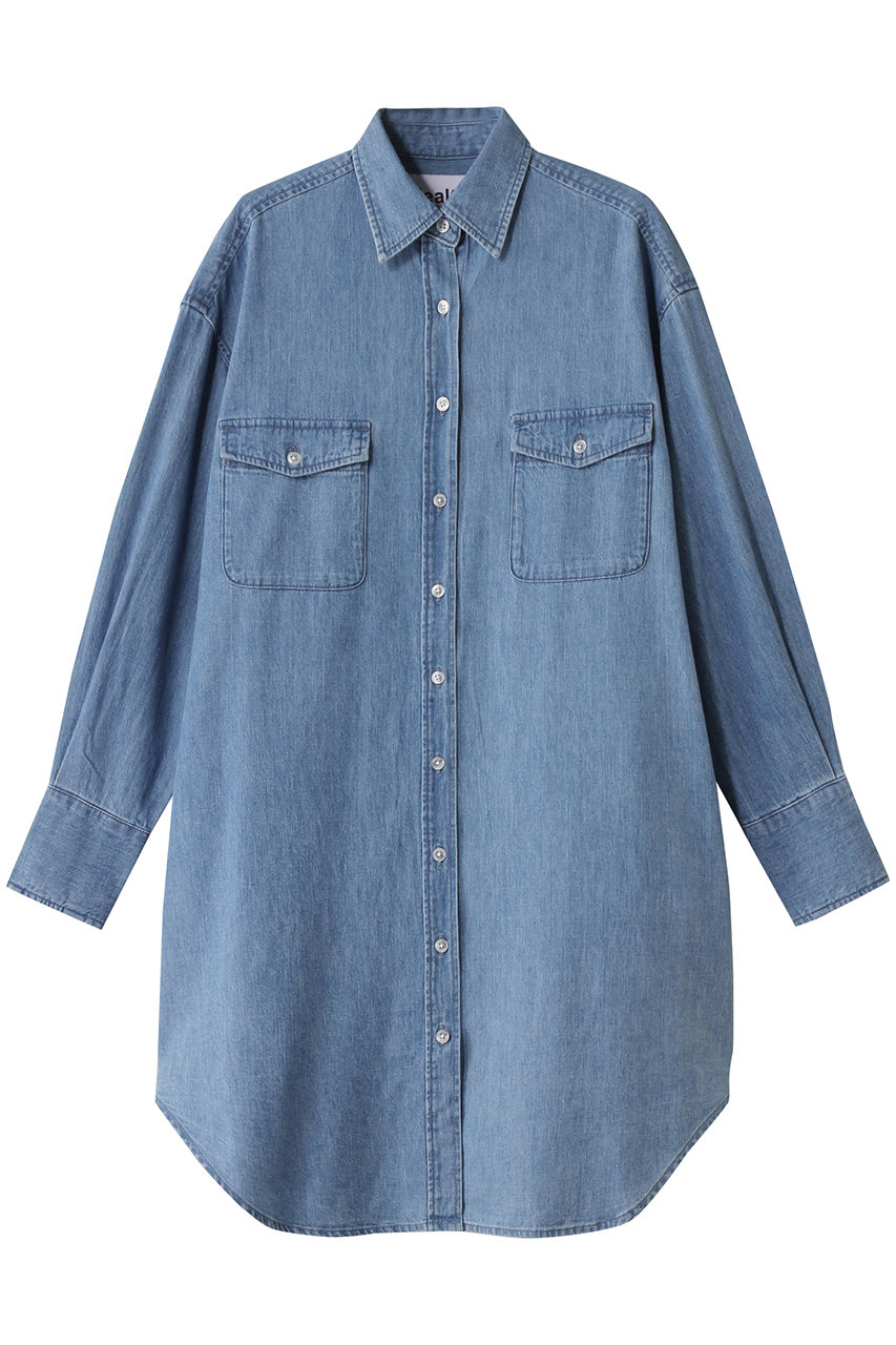 Healthy DENIM Onion シャツワンピース (Light Used, 0) ヘルシーデニム ELLE SHOP Healthy DENIM Onion シャツワンピース (Light Used, 0) ヘルシーデニム ELLE SHOP