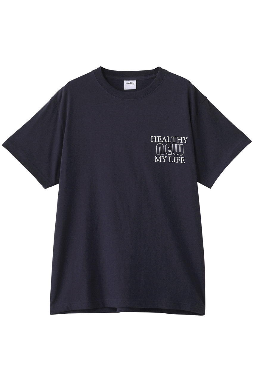 Healthy DENIM Healthy New My Life Tシャツ (Navy, F) ヘルシーデニム ELLE SHOP Healthy DENIM Healthy New My Life Tシャツ (Navy, F) ヘルシーデニム ELLE SHOP