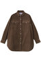 Almond コーデュロイスーパービッグシャツ ヘルシーデニム/Healthy DENIM Brown