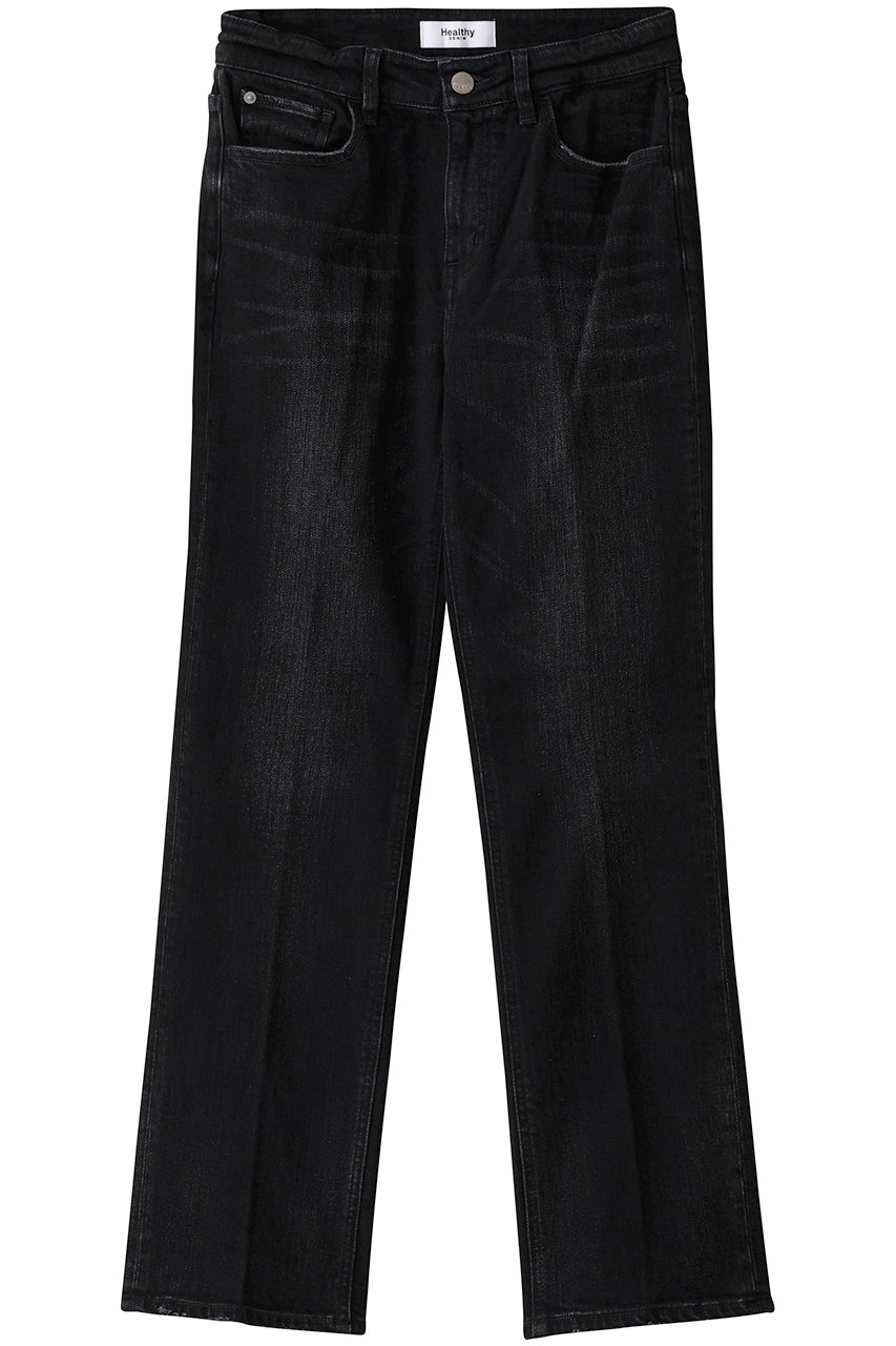 Healthy DENIM Celery Long スリムストレートデニムパンツ (Deep Black Used, 22) ヘルシーデニム ELLE SHOP Healthy DENIM Celery Long スリムストレートデニムパンツ (Deep Black Used, 22) ヘルシーデニム ELLE SHOP