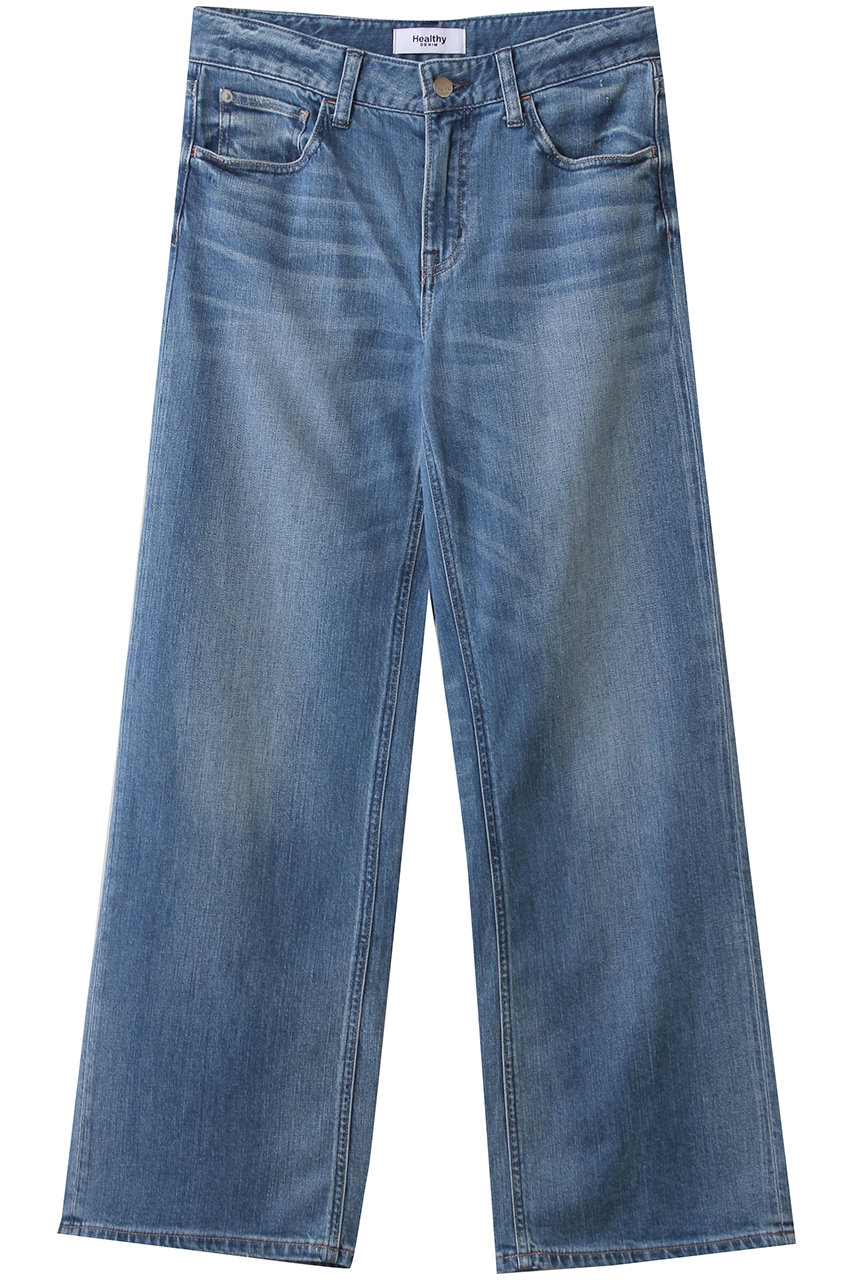 ヘルシーデニム/Healthy DENIMのQuiche ワイドフレアデニムパンツ(Mid Used/H68433003mdu)