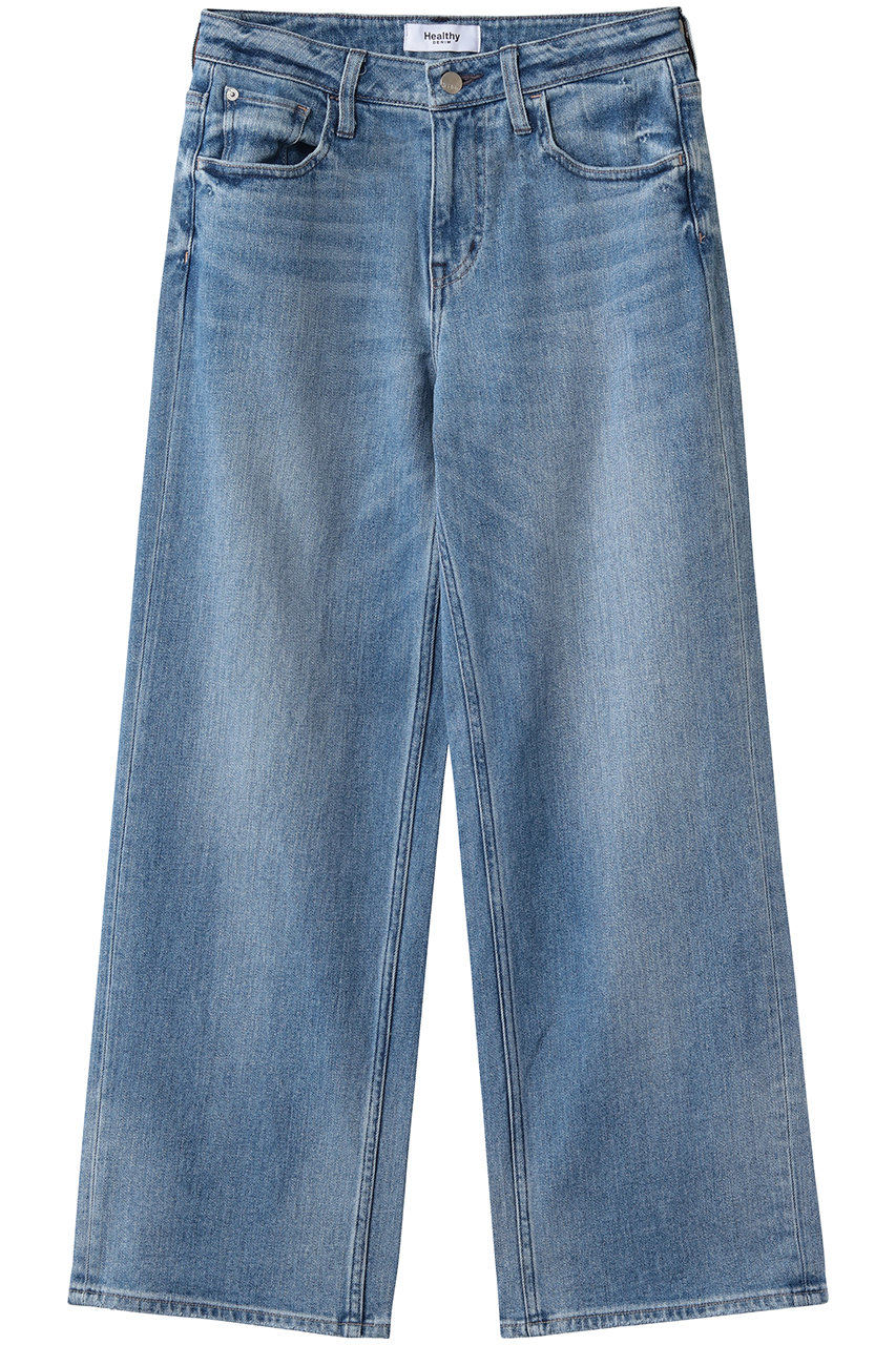 ヘルシーデニム/Healthy DENIMのPink Pepper Midrise ワイドストレートデニムパンツ(Light Used/H87350403ltu)