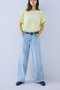 Pink Pepper Midrise ワイドストレートデニムパンツ ヘルシーデニム/Healthy DENIM