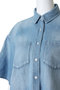 Breezy Rosehip ショート丈デニムシャツ ヘルシーデニム/Healthy DENIM