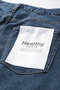 Wild Ginger Midrise ワイドストレートデニムパンツ ヘルシーデニム/Healthy DENIM