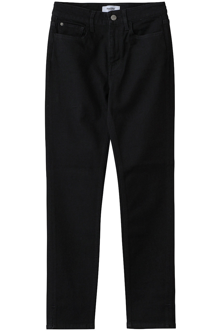 Healthy DENIM Fettuccine スキニーデニムパンツ (Black Rinse, 24) ヘルシーデニム ELLE SHOP