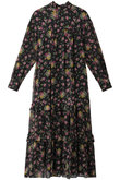 フラワーモチーフプリントドレス
