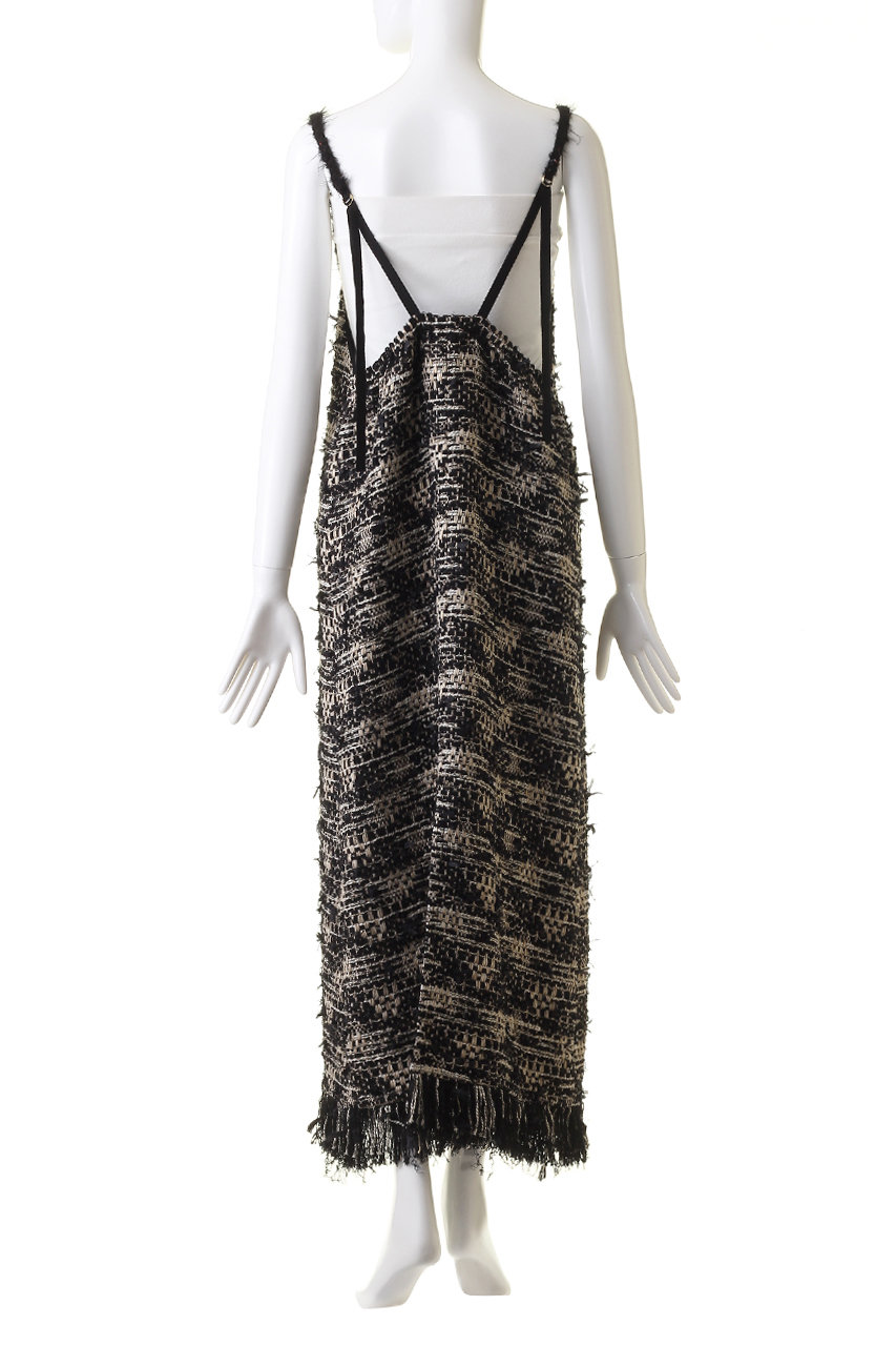 leur logette(ルール ロジェット)｜ツイードモヘアキャミソールドレス  