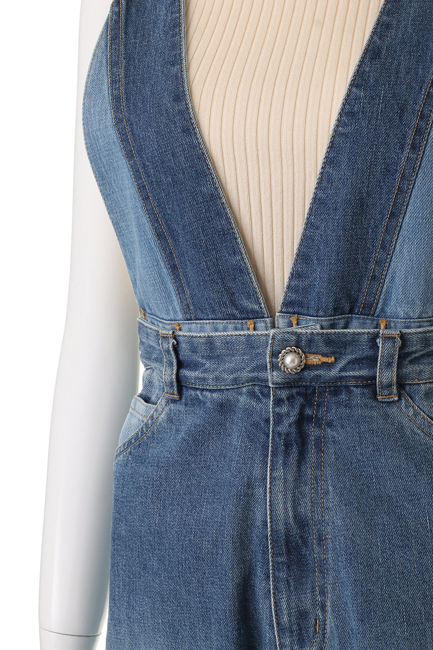 leur logette(ルール ロジェット)｜12ozデニムオーバーオール/ブルー