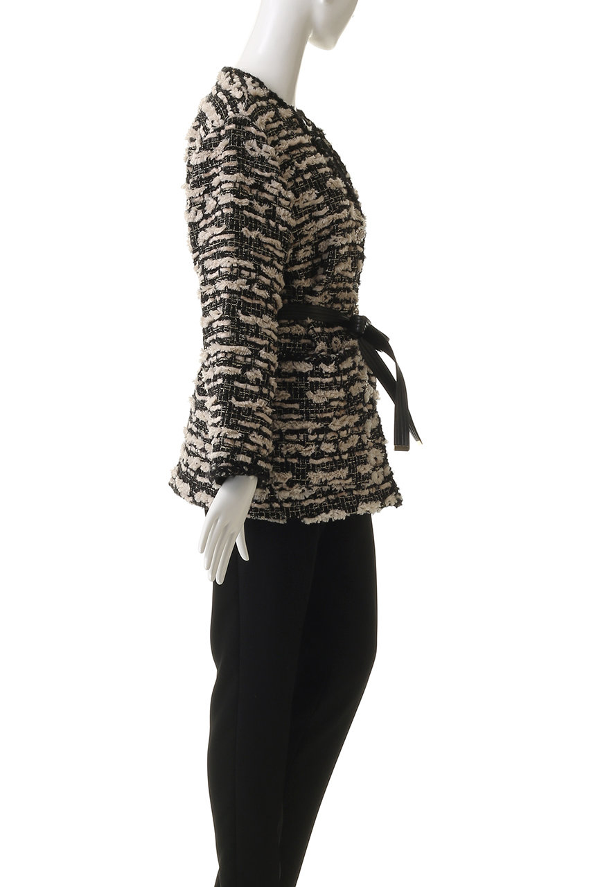 leur logette(ルール ロジェット)｜グラムツイードジャケット/ブラック