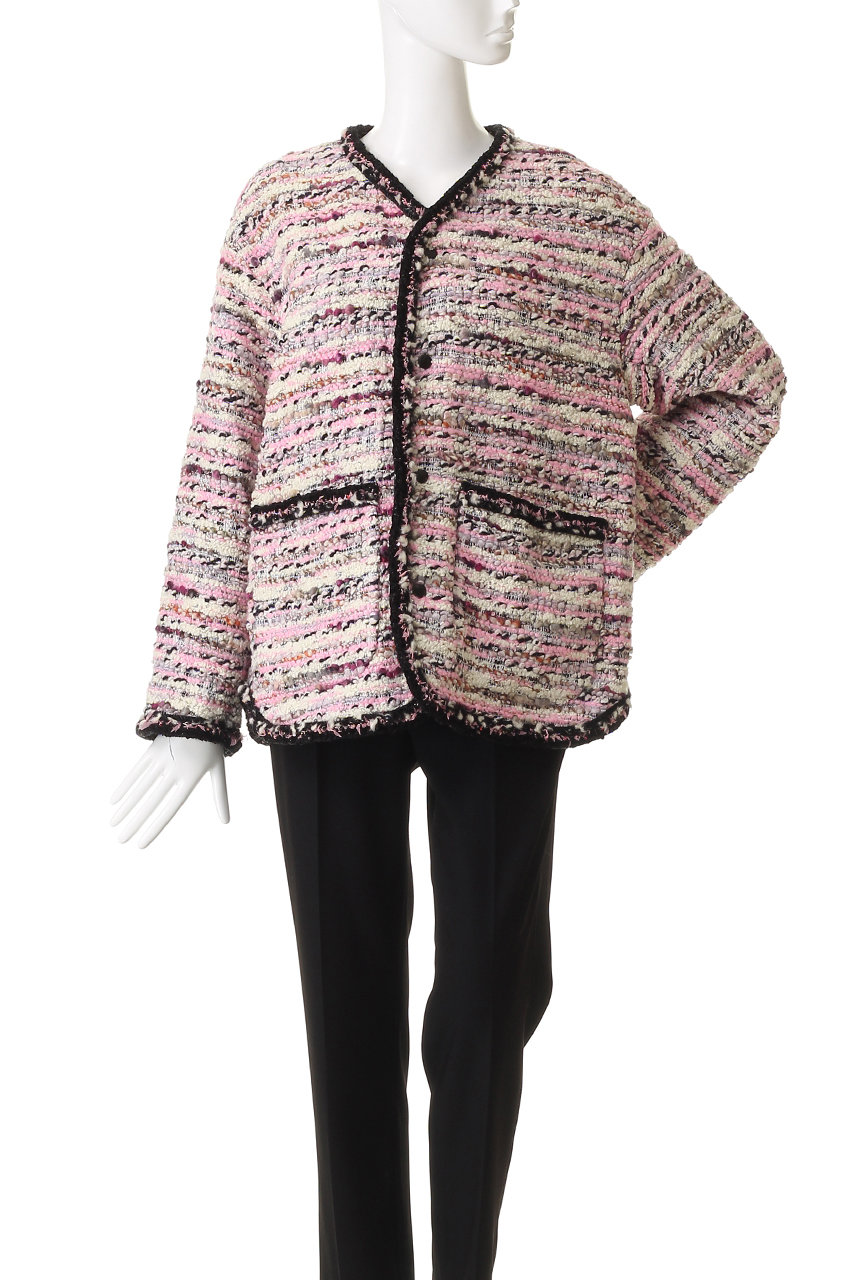 leur logette(ルール ロジェット)｜ツイードジャケット/ピンク の通販