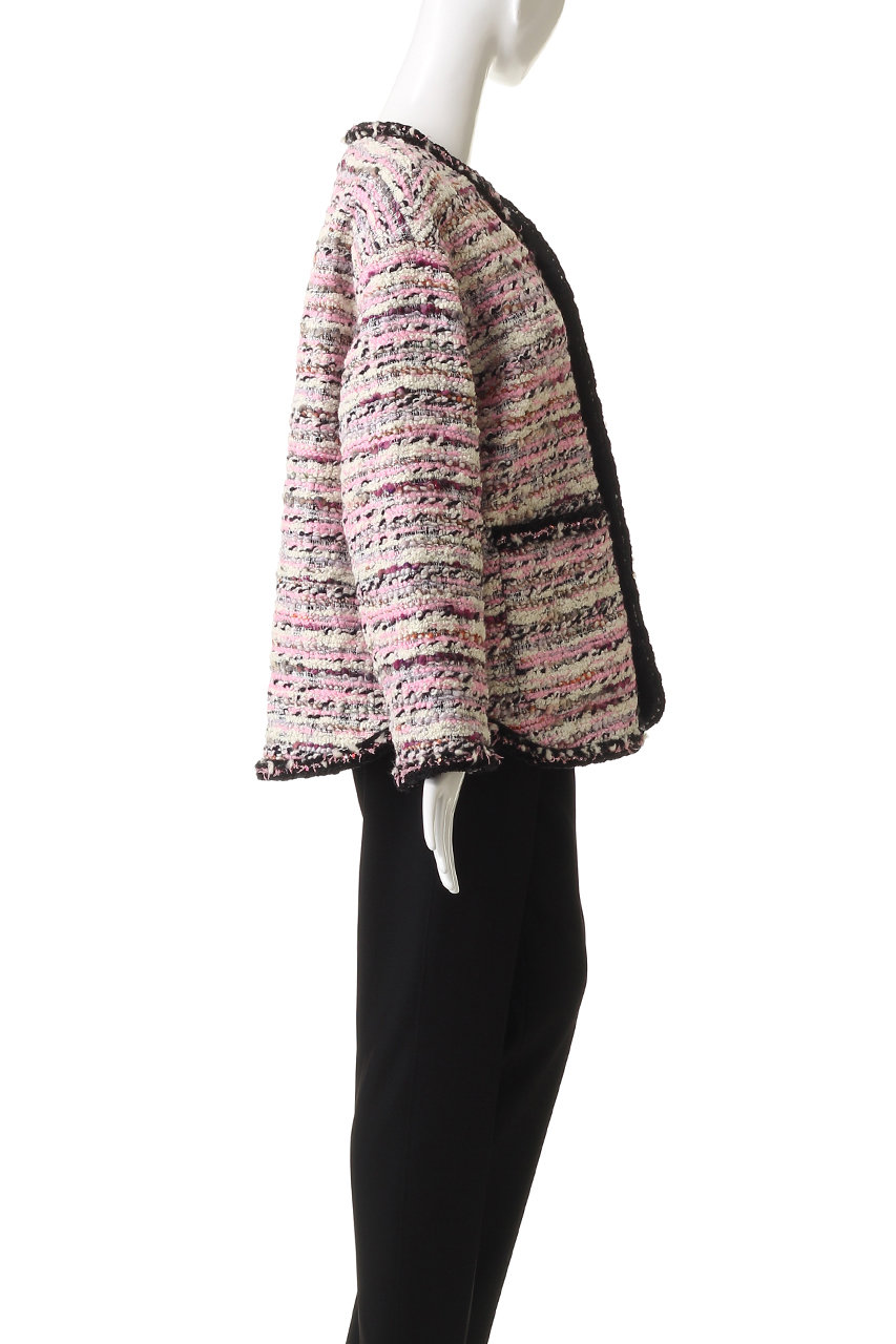 leur logette(ルール ロジェット)｜ツイードジャケット/ピンク の通販