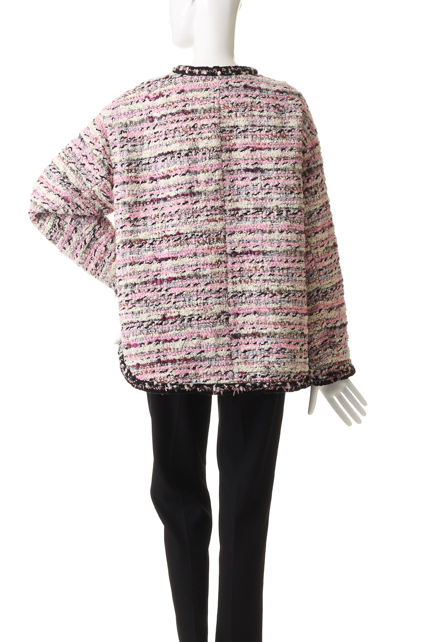 leur logette(ルール ロジェット)｜ツイードジャケット/ピンク の通販