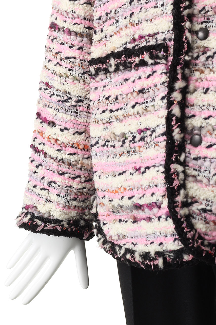 leur logette(ルール ロジェット)｜ツイードジャケット/ピンク