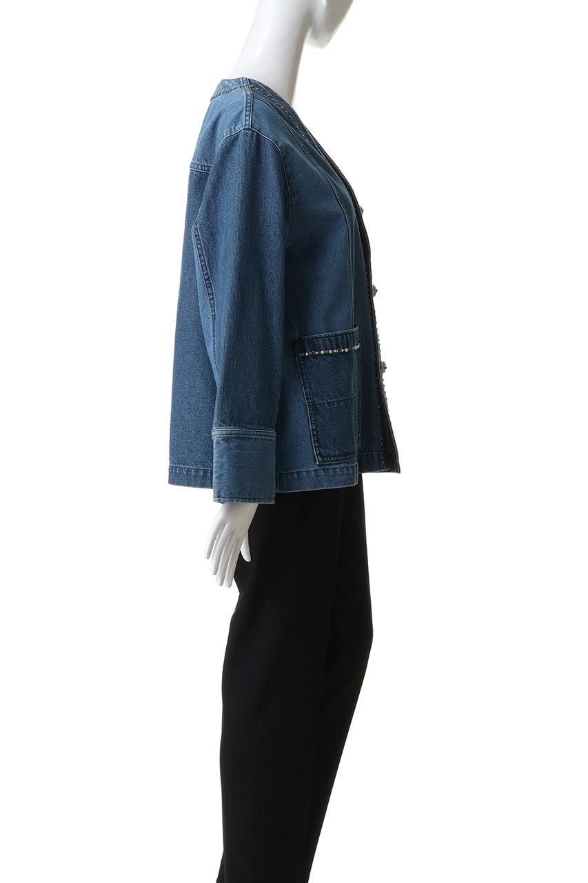leur logette(ルール ロジェット)｜11oz デニムノーカラージャケット
