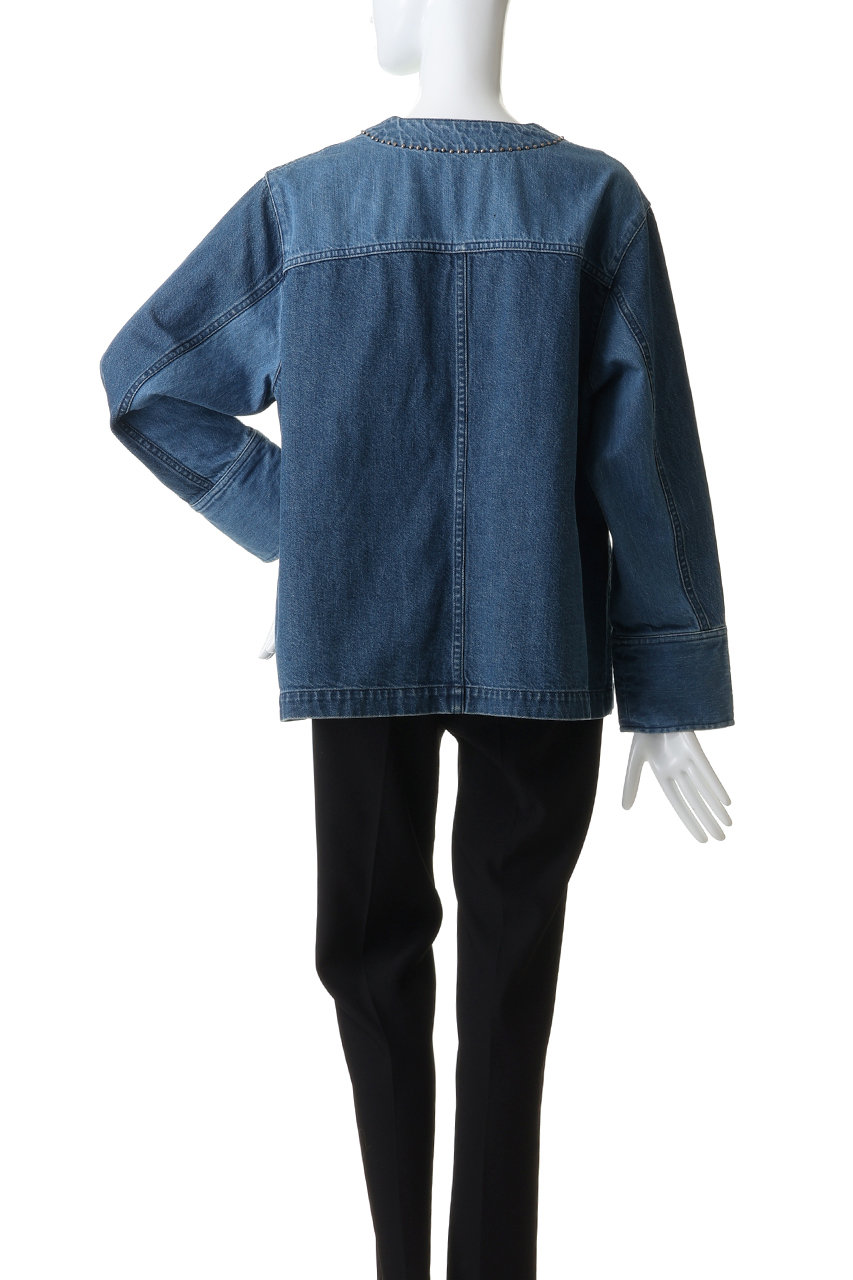 leur logette(ルール ロジェット)｜11oz デニムノーカラージャケット
