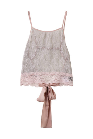 ルール ロジェット/leur logetteのストレッチレースキャミソール