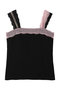 ストレッチジャージー配色キャミソール ルール ロジェット/leur logette ブラック