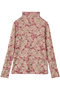フォレストフラワープリントチュールトップス ルール ロジェット/leur logette ピンク