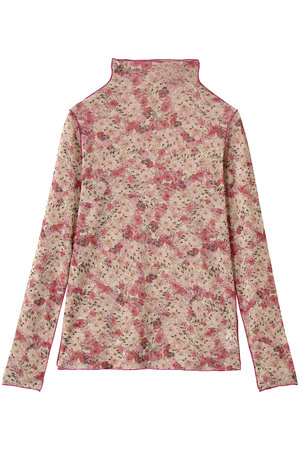 ルール ロジェット/leur logetteのフォレストフラワープリントチュールトップス(110100/110103)