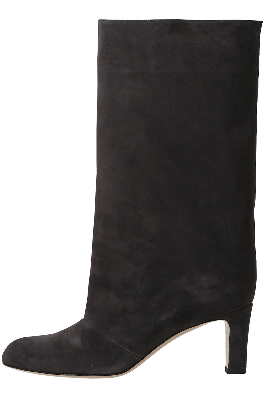 NEBULONI E. 【ELLE SHOP限定】スエードルーズフィットドミドルブーツ (チャコール, 36.5(23.5)) ネブローニ ELLE SHOP NEBULONI E. 【ELLE SHOP限定】スエードルーズフィットドミドルブーツ (チャコール, 36.5(23.5)) ネブローニ ELLE SHOP