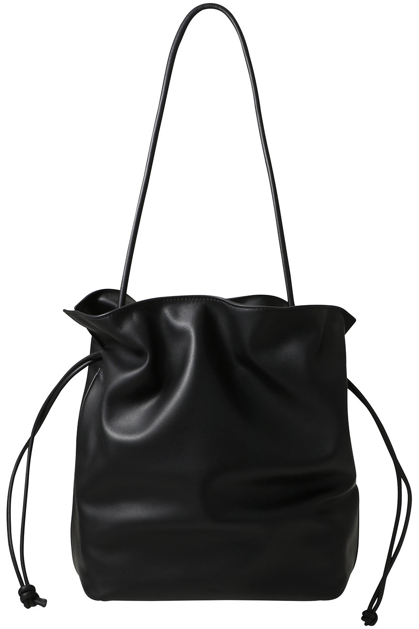 VASIC Bask Mini 巾着ハンドバッグ (ブラック, F) ヴァジック ELLE SHOP VASIC Bask Mini 巾着ハンドバッグ (ブラック, F) ヴァジック ELLE SHOP