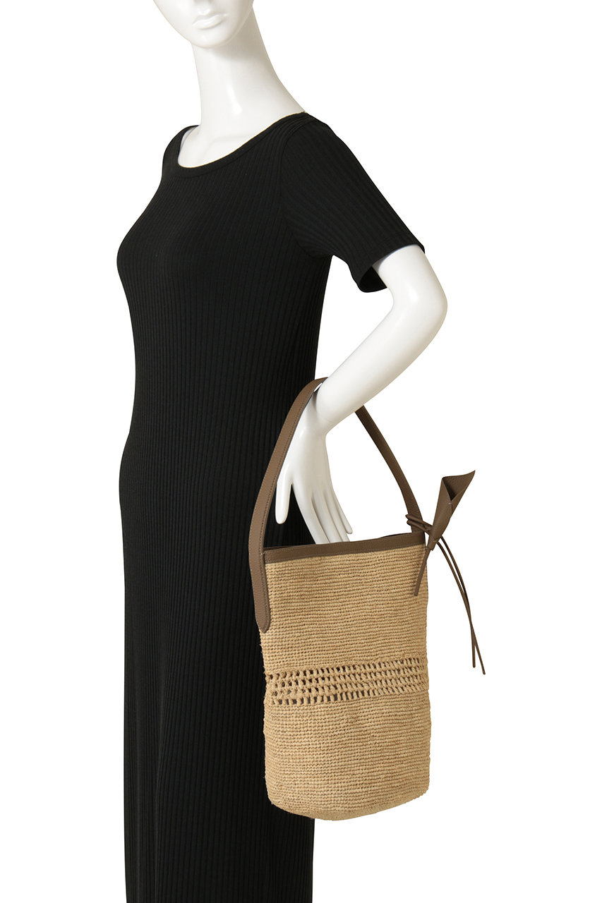 VASIC ヴァジック バケツバック bucket bag ラフィア調 VASIC(ヴァジック)｜Lido ラフィアバケツバッグ/セーブル の通販