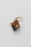 【Bird of Paradise】Naked Square Stone Hook ピアス（片耳用）