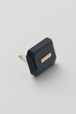 【Bird of Paradise】Naked Rectangle Stone Stud ピアス（片耳用）