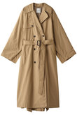 BACK FRILL SLEEVE TRENCH COAT /コート