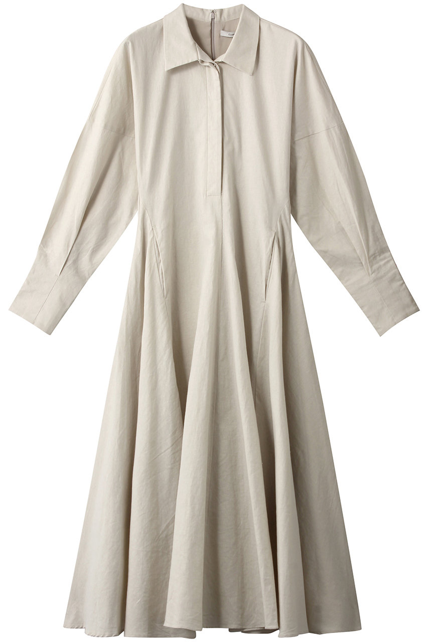 Sale 50 Off Clane クラネ V Neck Lady Shirt One Piece ワンピース アイボリー Elle Shop Shopping Mall