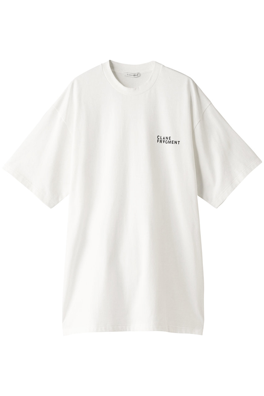 CLANE クラネ 【UNISEX】【FRAGMENT×CLANE】 T-SHIRT/Tシャツ ホワイト(UNISEX)