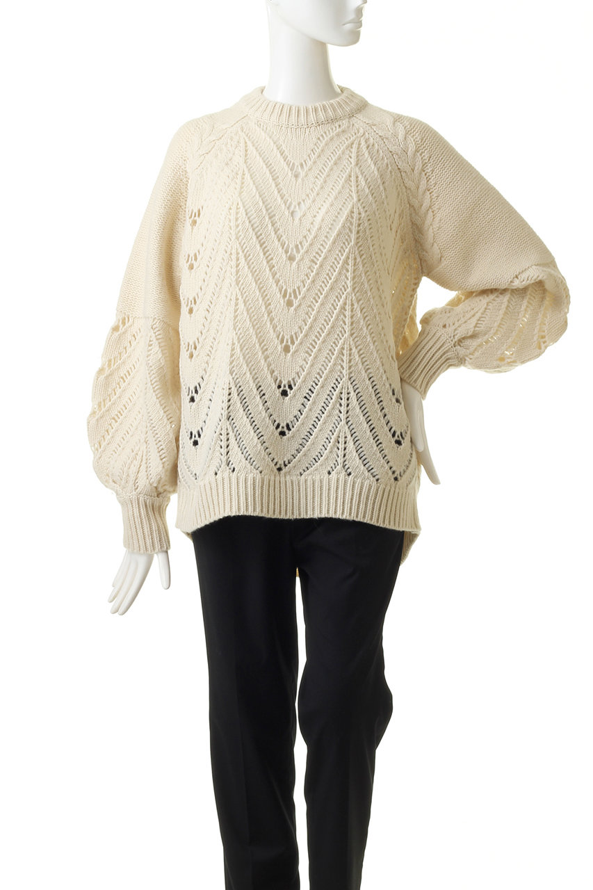 CLANE OPENWORK CABLE KNIT