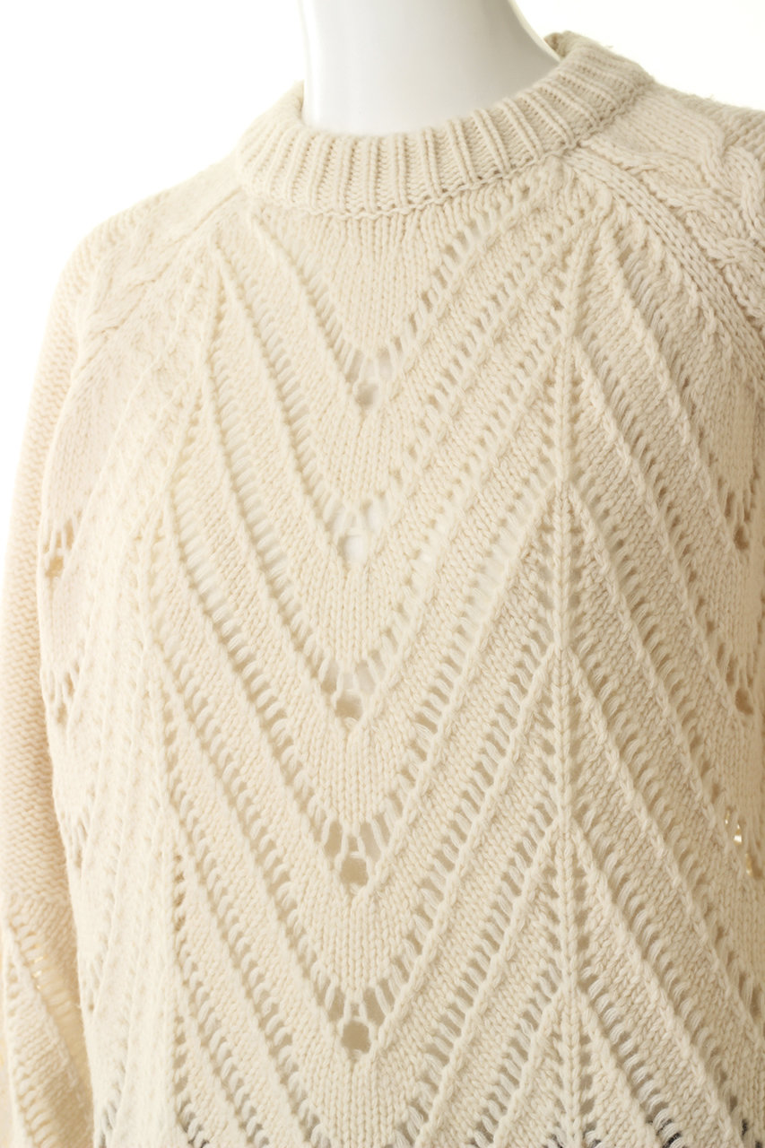 OPENWORK CABLE KNIT/ニット