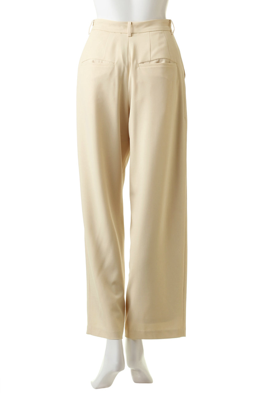 CLANE BASIC TUCK PANTS（YELLOW） - www.onkajans.com