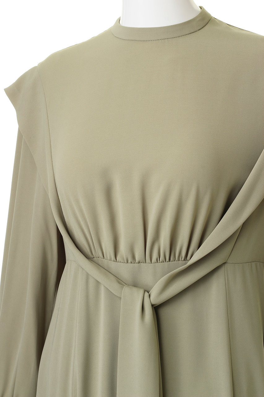 Clane クラネ Square Ribbon One Piece ワンピース ミント の通販 Elleshop エル ショップ