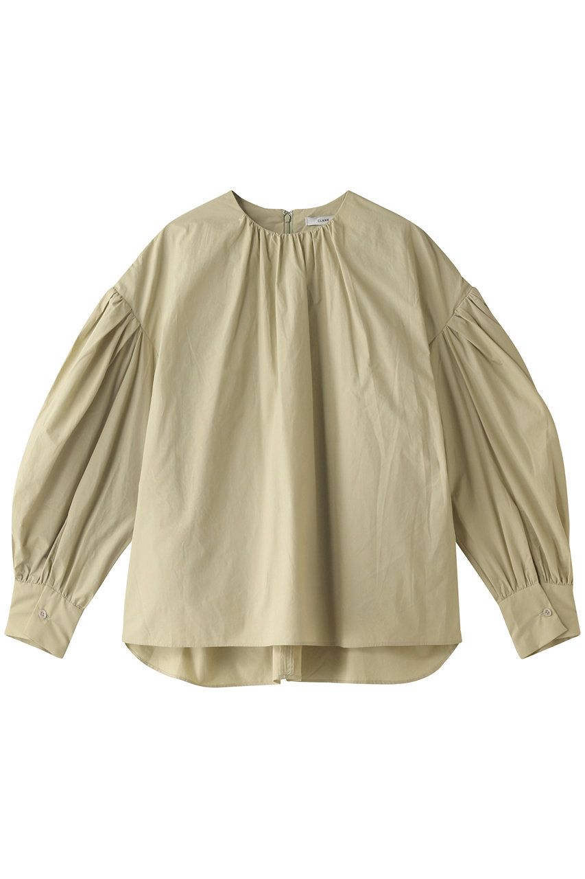 CLANE クラネ VOLUME SLEEVE BALLOON TOPS / シャツ/ブラウス MOSS GREEN