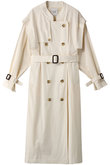 2WAY SQUARE SLEEVE TRENCH COAT / コート