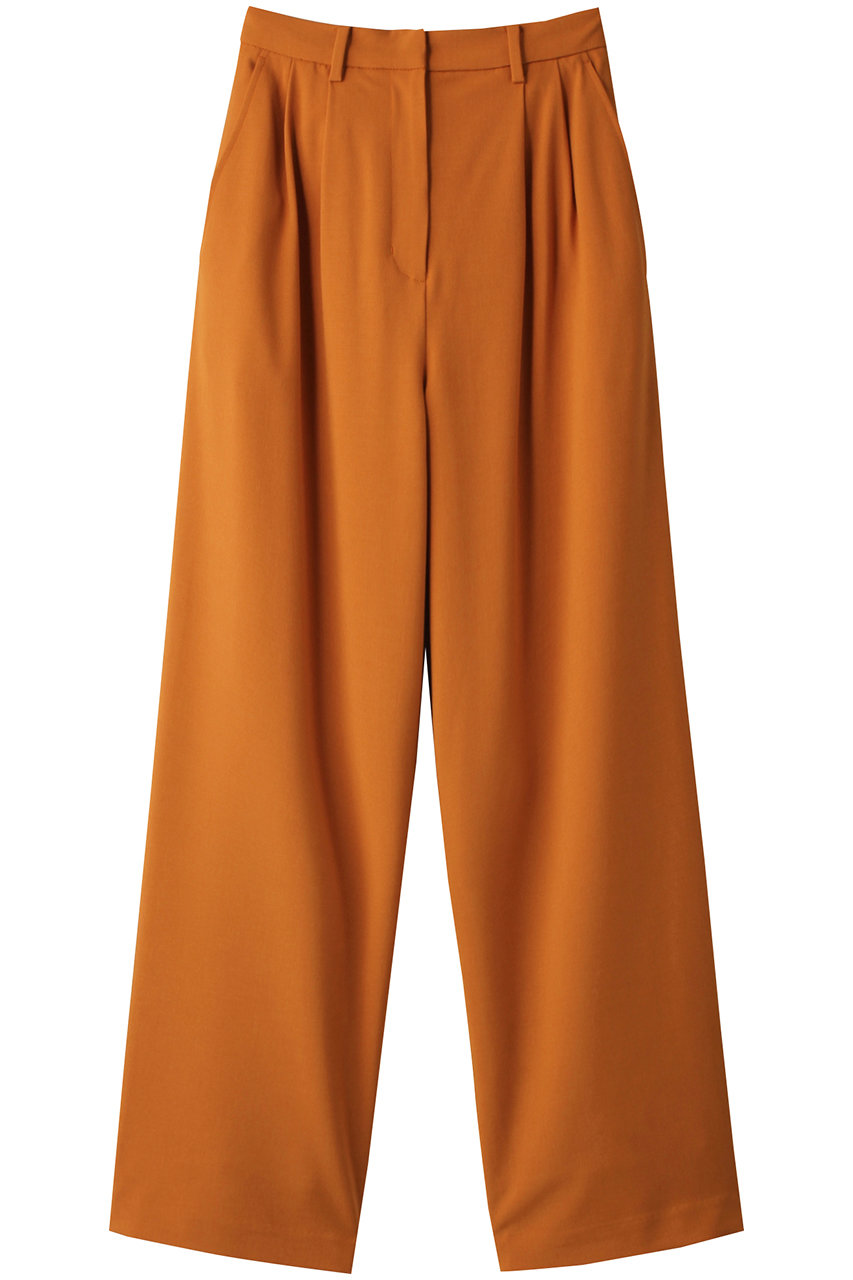 ＜ELLE SHOP＞ CLANE BASIC TUCK PANTS パンツ (オレンジ 0) クラネ ELLE SHOP