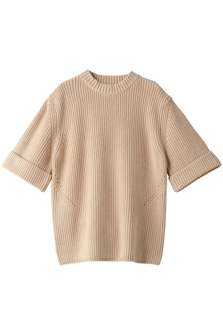 OVER HALF SLEEVE KNIT TOPS