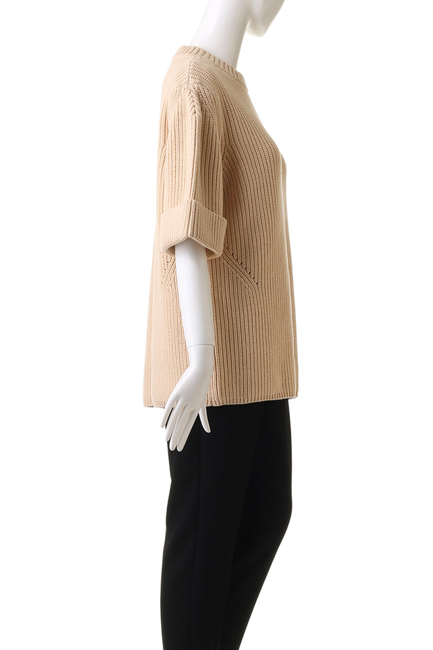 OVER HALF SLEEVE KNIT TOPS