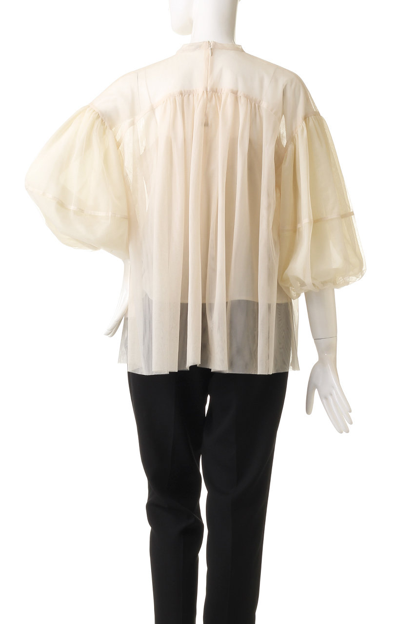 CLANE(クラネ)｜SHEER TULLE BALLOON SLEEVE TOPS シャツ/ブラウス