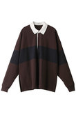 CLANE(クラネ)｜DEEP NECK WIDE RUGBY SHIRT/カットソー/BLACK の通販