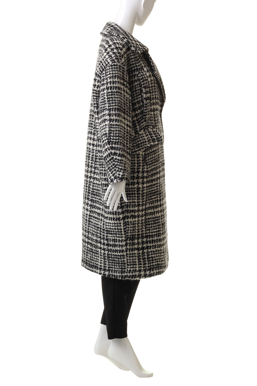 CLANE SHORT SHAGGY COCOON OVER COAT-